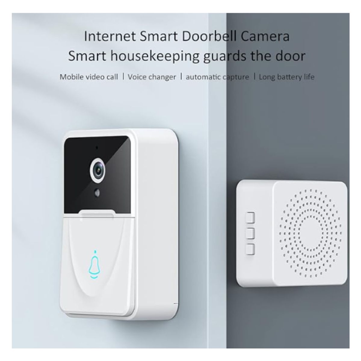 GENERICO - Timbre Inteligente Smart Inalámbrico Cámara HD