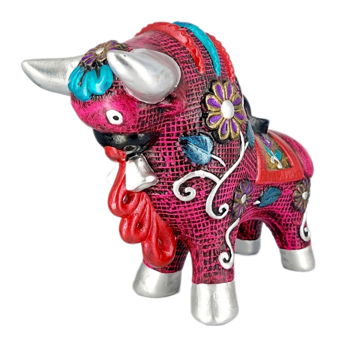 GENERICO - Toritos de Pucará texturado Fucsia Artesanía Peruana