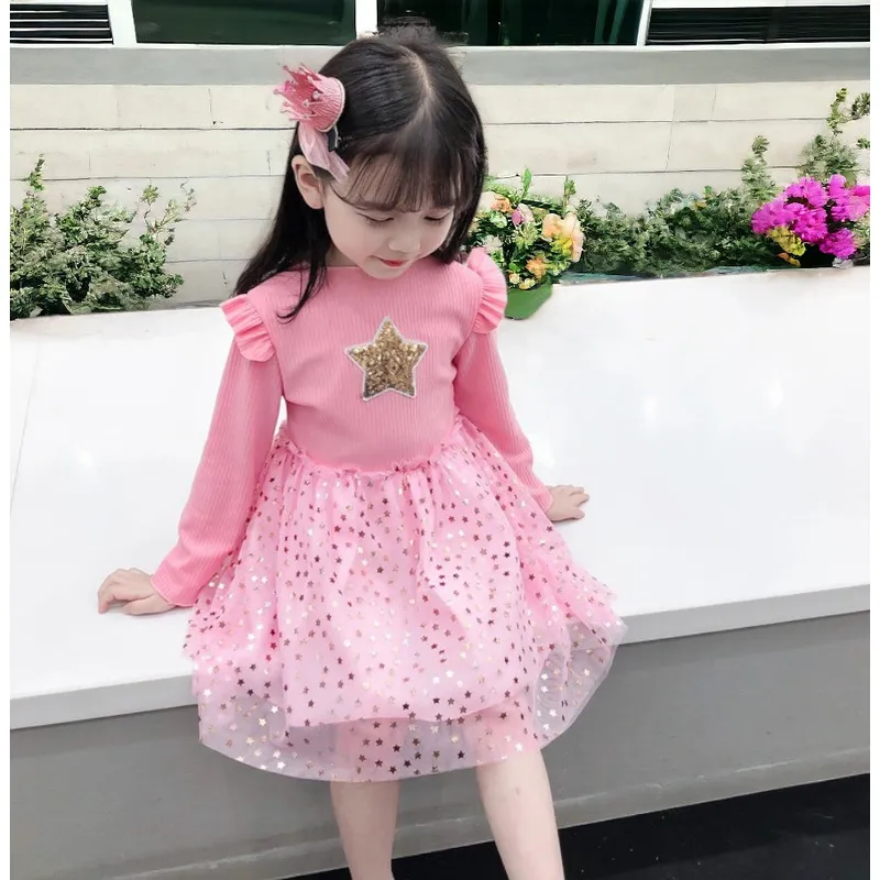 GENERICO - VESTIDO PARA NIÑA ESTRELLITA  - MODELO CASUAL