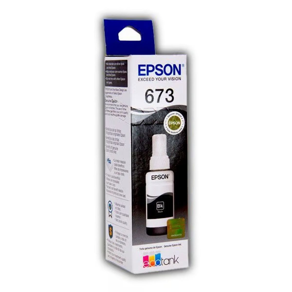 EPSON - Botella de Tinta Epson T673120 Negro
