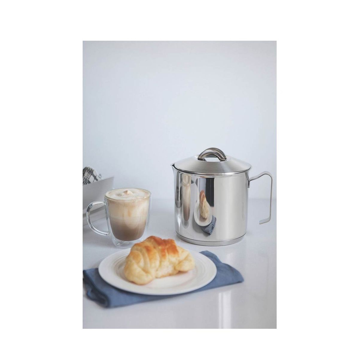 TRAMONTINA - hervidor para leche TRAMONTINA