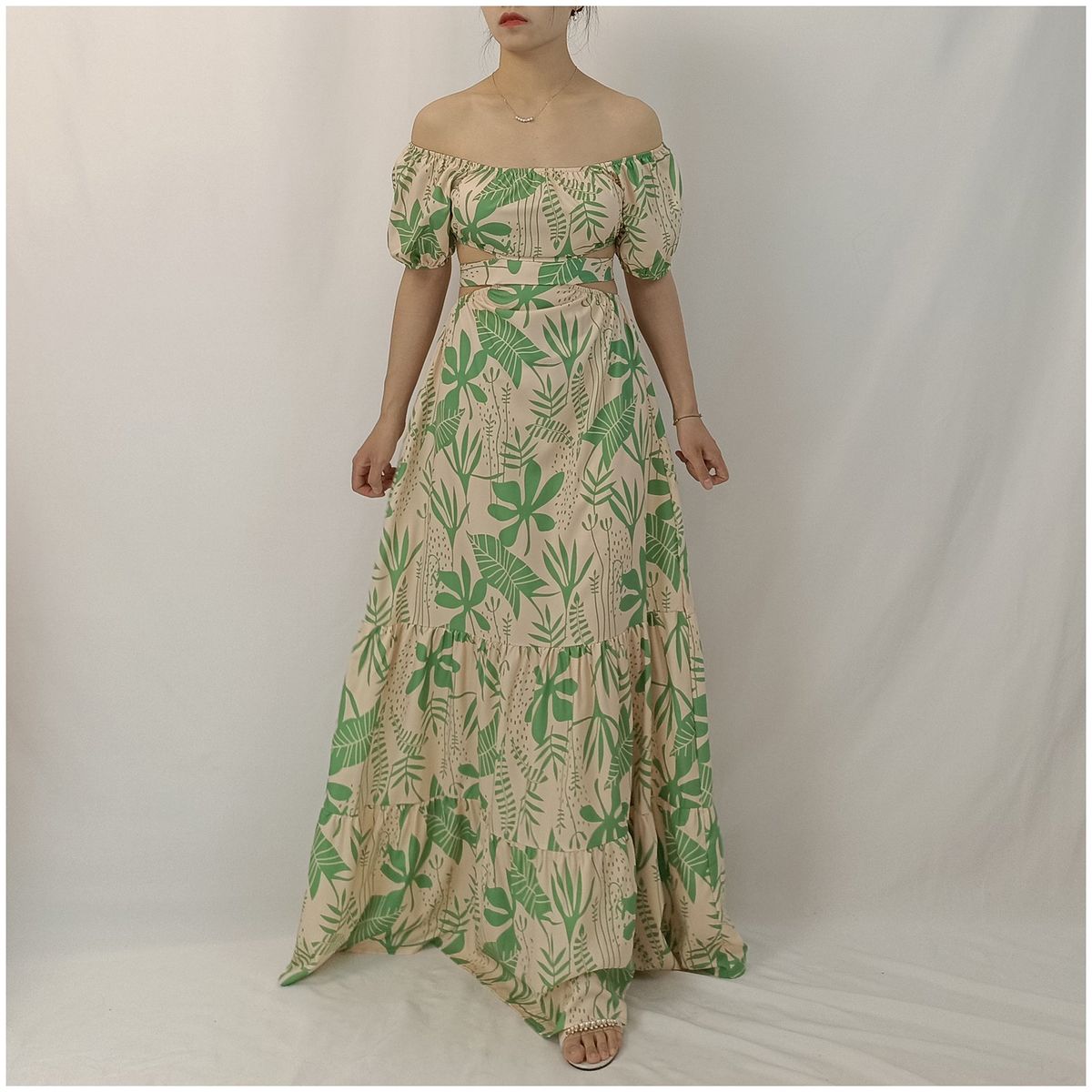 RINODERINA - Vestidos Casual Largo Estampado Moda Mujer RinoDeRina - Regalo