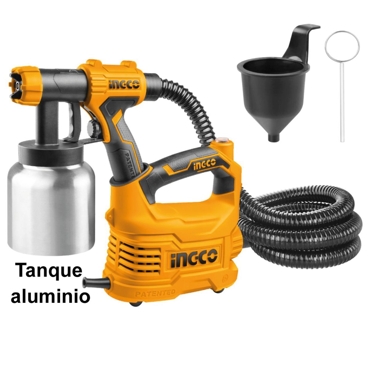 INGCO TOOLS - Pistola para Pintar Eléctrica INGCO 550W SPG5008-2