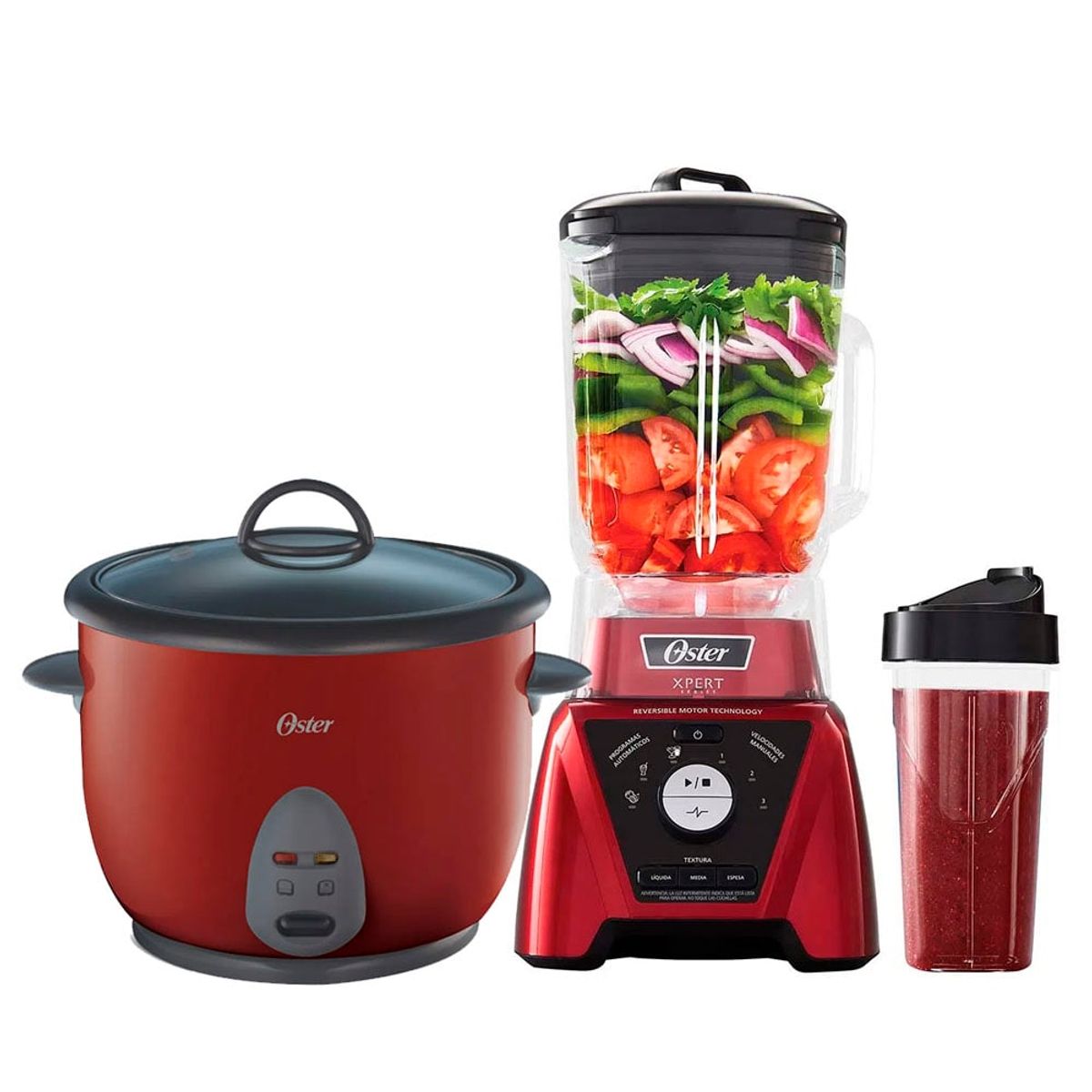 OSTER - Licuadora Oster con control de textura BLST3B + Arrocera CKSTRC1700