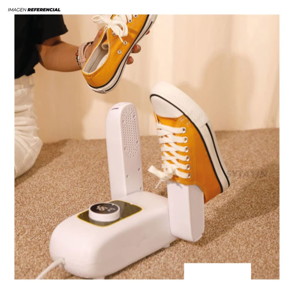 GENERICO - Secador Portátil de Calzado Color Blanco