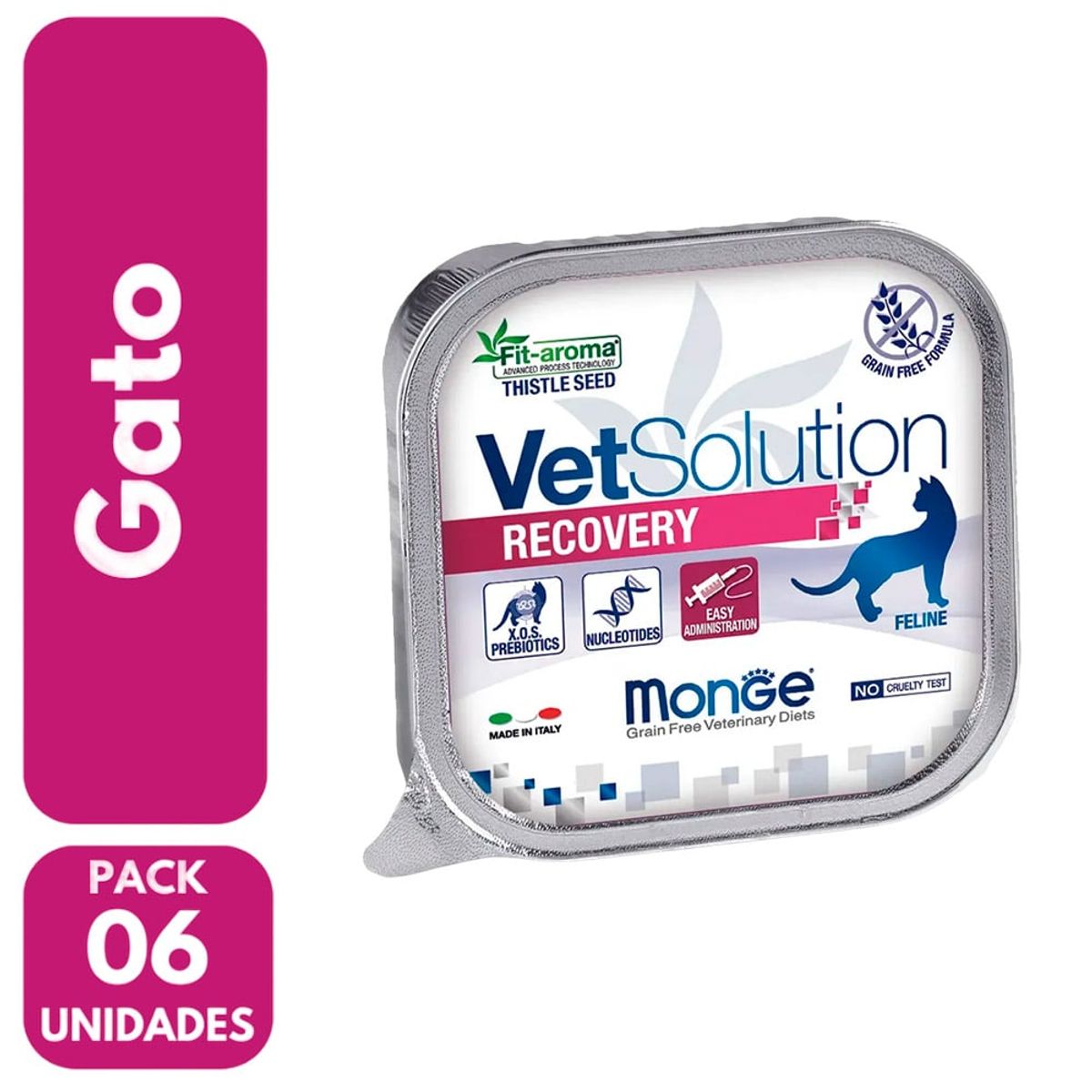 MONGE - Comida Para Gato Monge Recovery 100Gr Por 6Un