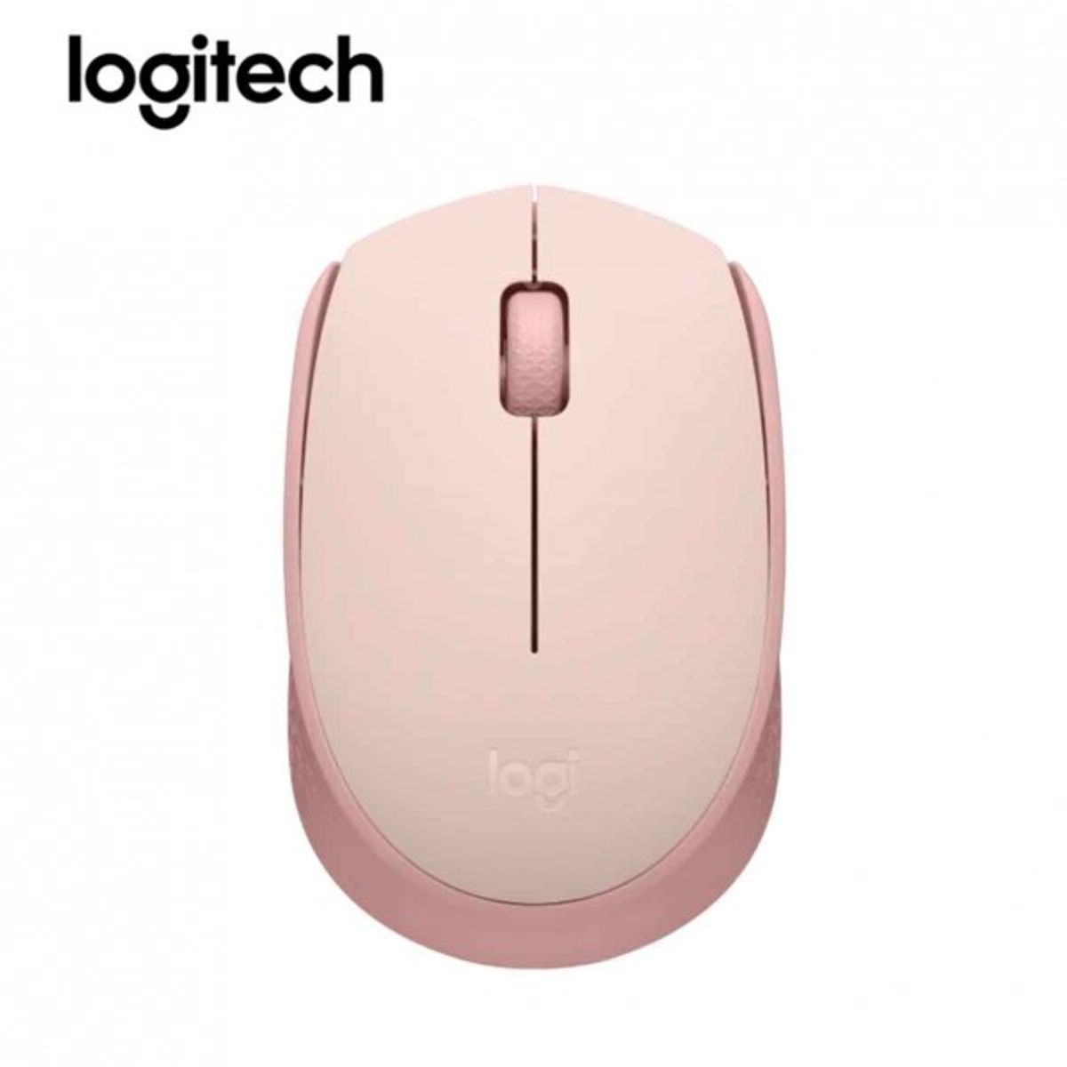 LOGITECH - Mouse Logitech M170 rosado inalámbrico