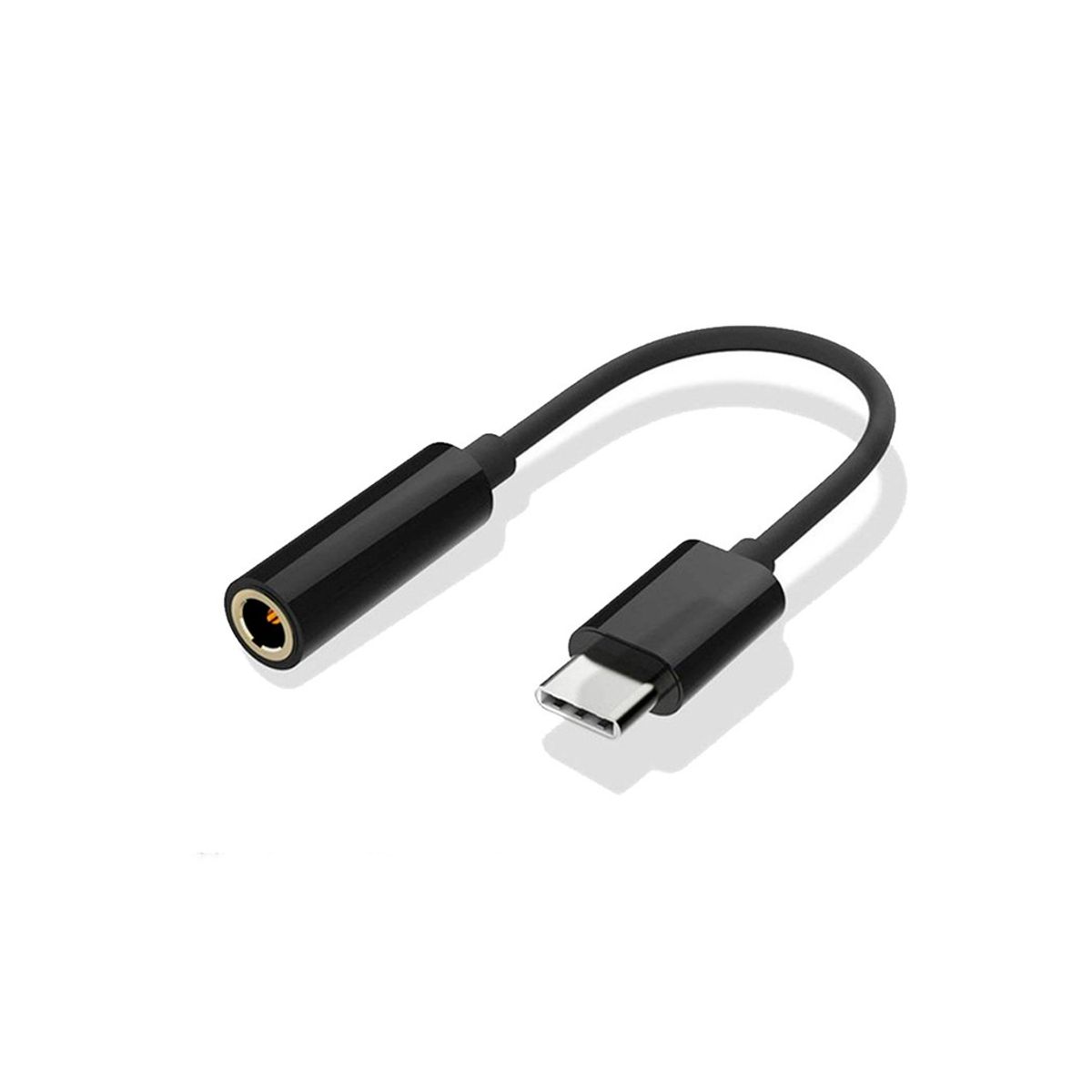 GENERICO - Adaptador para Samsung Tipo c a Jack Audio Negro