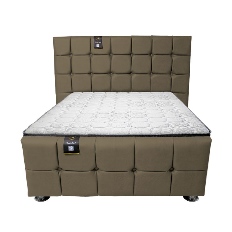 BARAKA HOME - Dormitorio Piecera Dallas Pocket Vip 1.5 Plz - Pranna Cobre