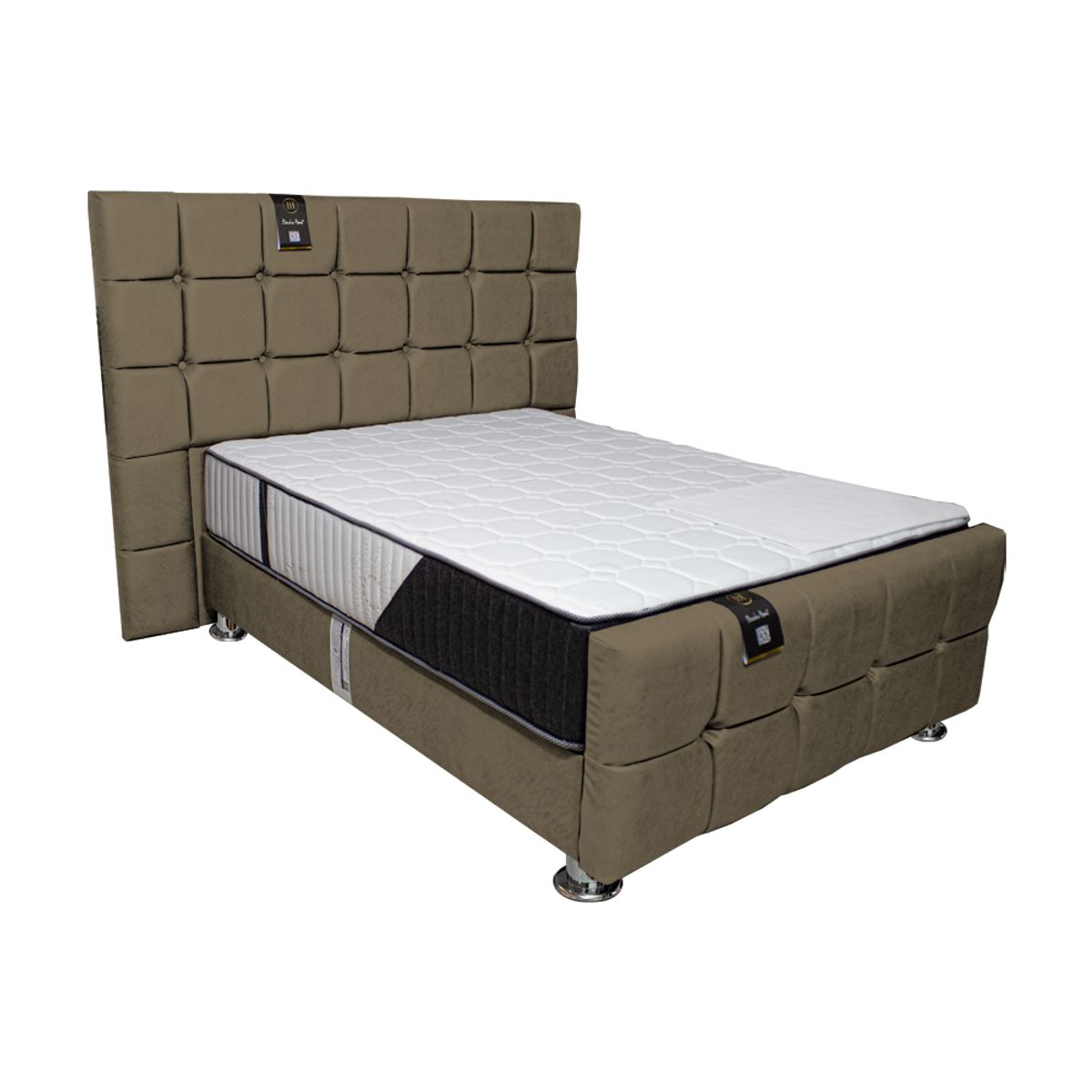 BARAKA HOME - Dormitorio Piecera Dallas Pocket Vip 1.5 Plz - Pranna Cobre