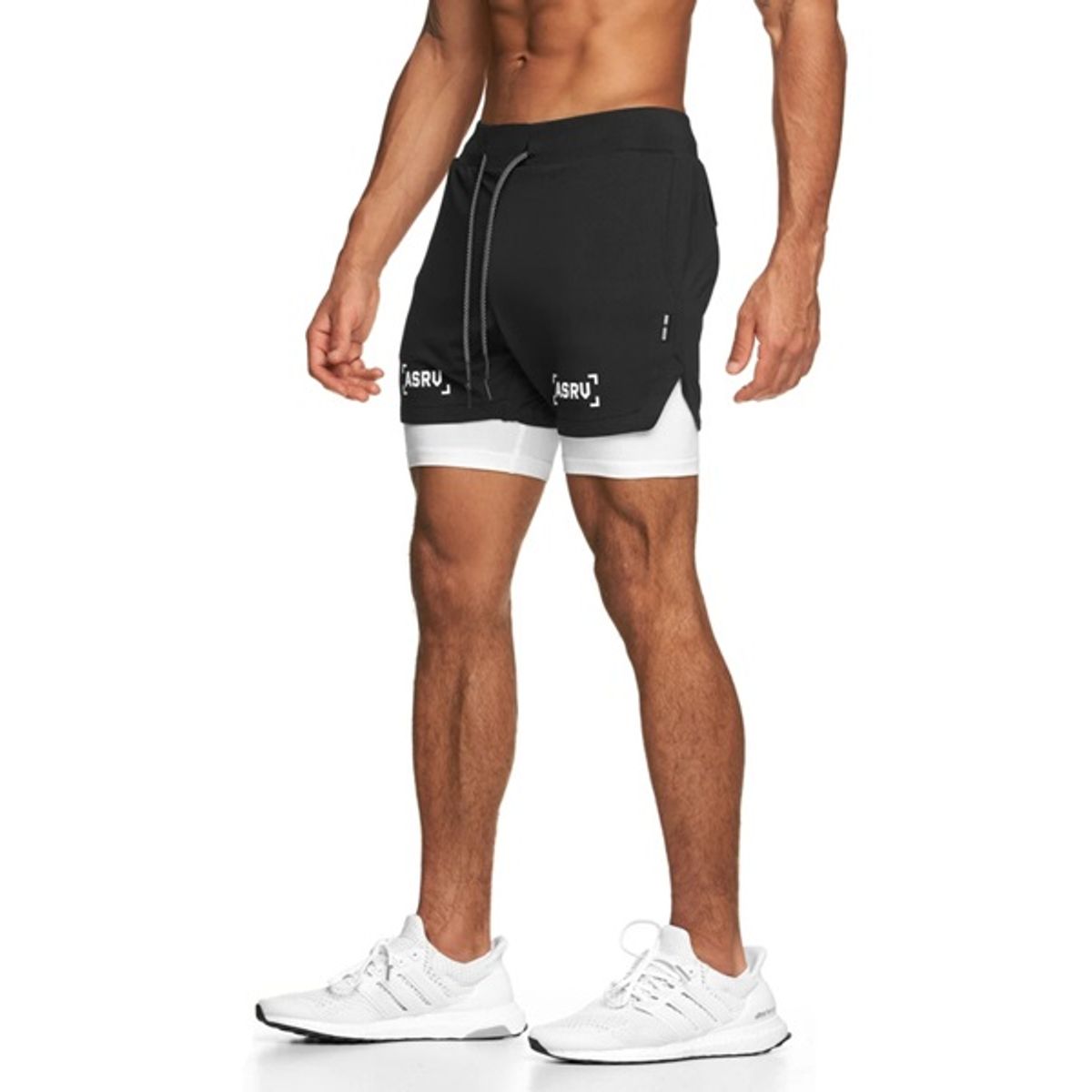 GENERICO - SHORT DEPORTIVO HOMBRE ASRU-SHORT GYM- ROPA DEPORTIVA HOMBRE