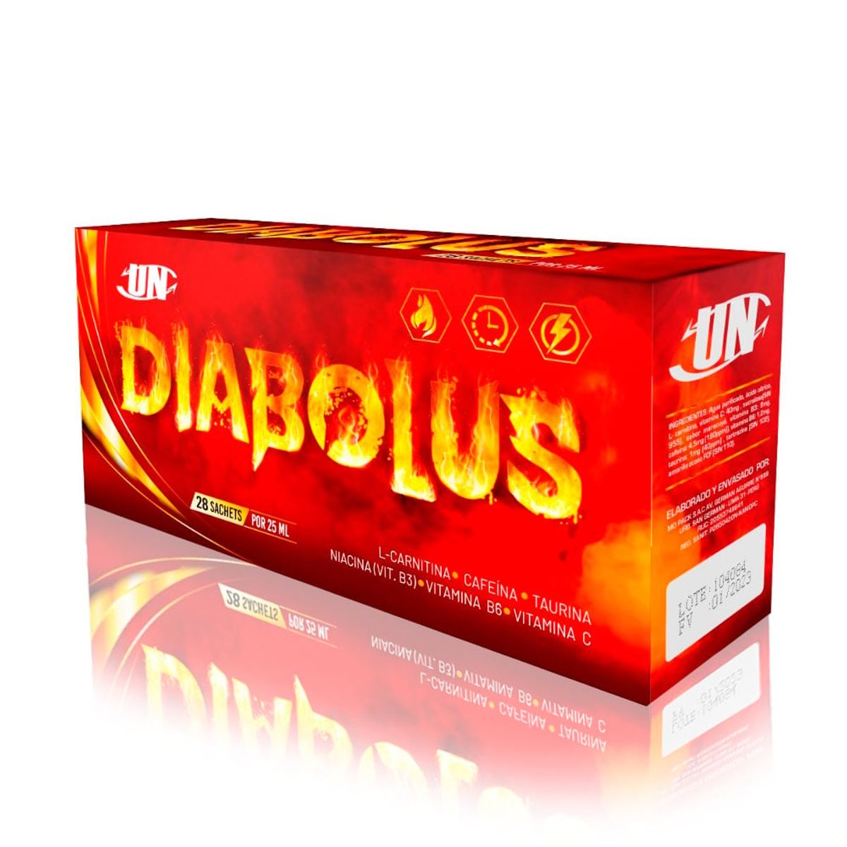 UNIVERSE NUTRITION - Quemador De Grasa Universe Nutrition Diabolus Sachets Maracuyá x28