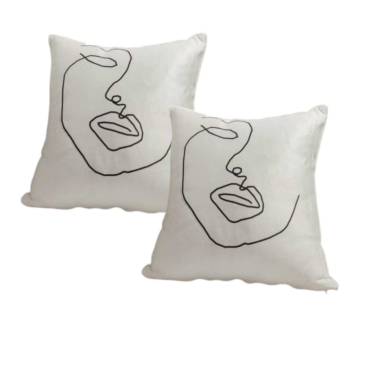 GENERICO - Set de Cojines Nórdicos Faces Home Moderno y Elegante