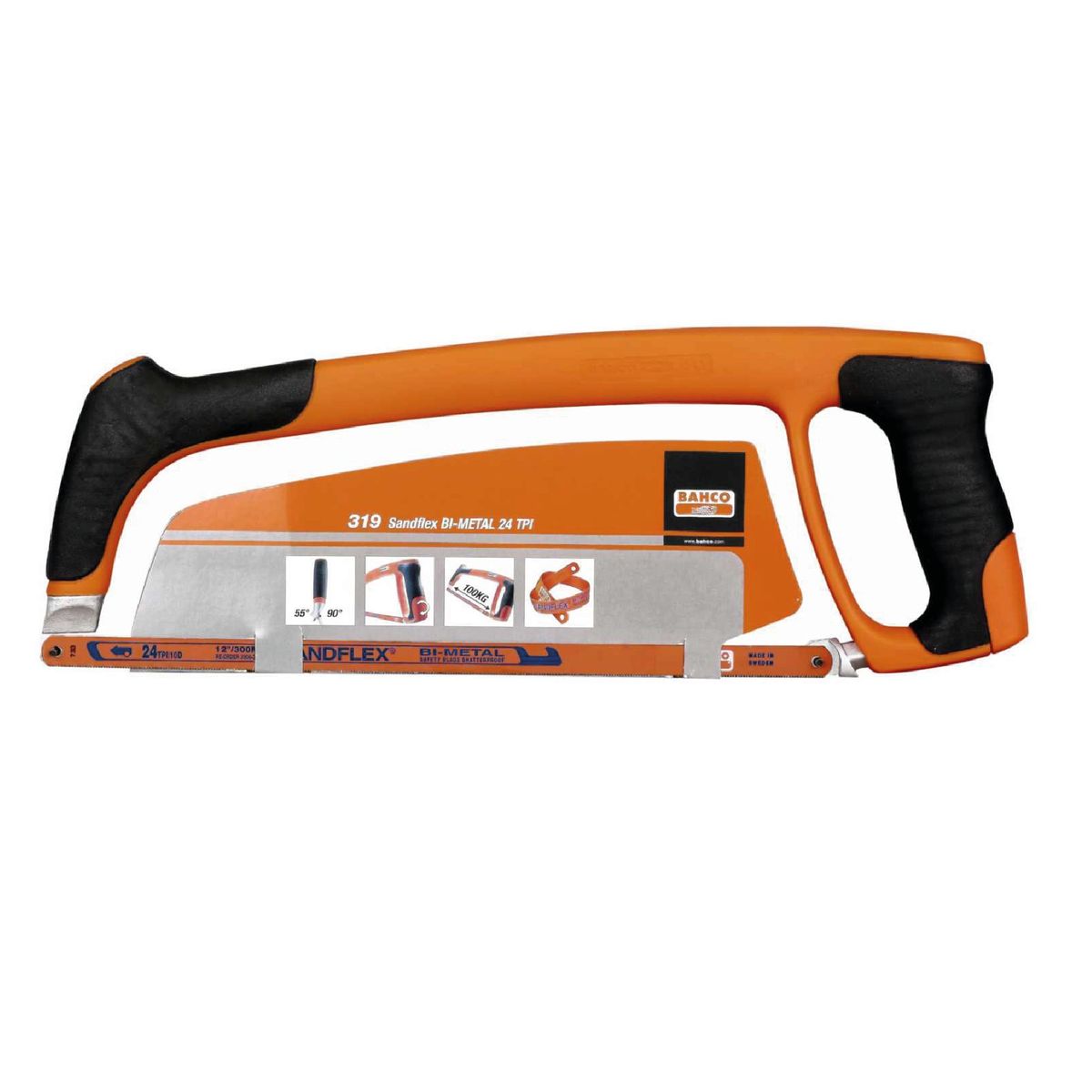 BAHCO - ARCO SIERRA MET PROF 319-PROM  M/ANTIDESLIZANTE