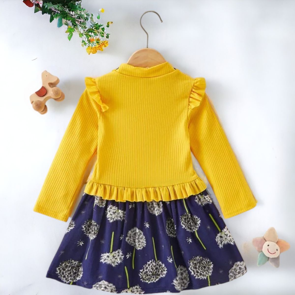 GENERICO - VESTIDO PARA NIÑA - MODELO DIENTE DE LEON