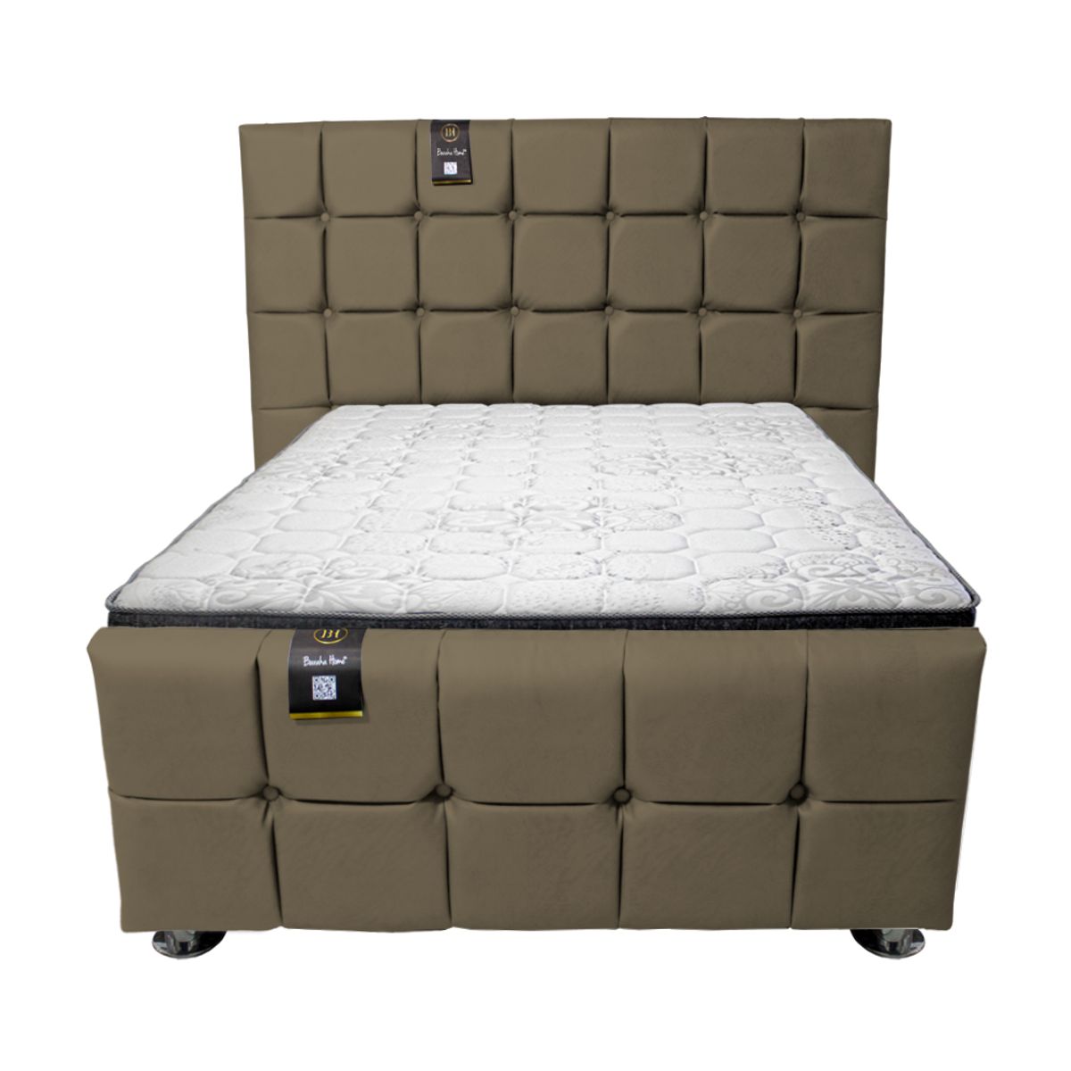 BARAKA HOME - Dormitorio Piecera Dallas Pocket Vip Qs - Pranna Cobre