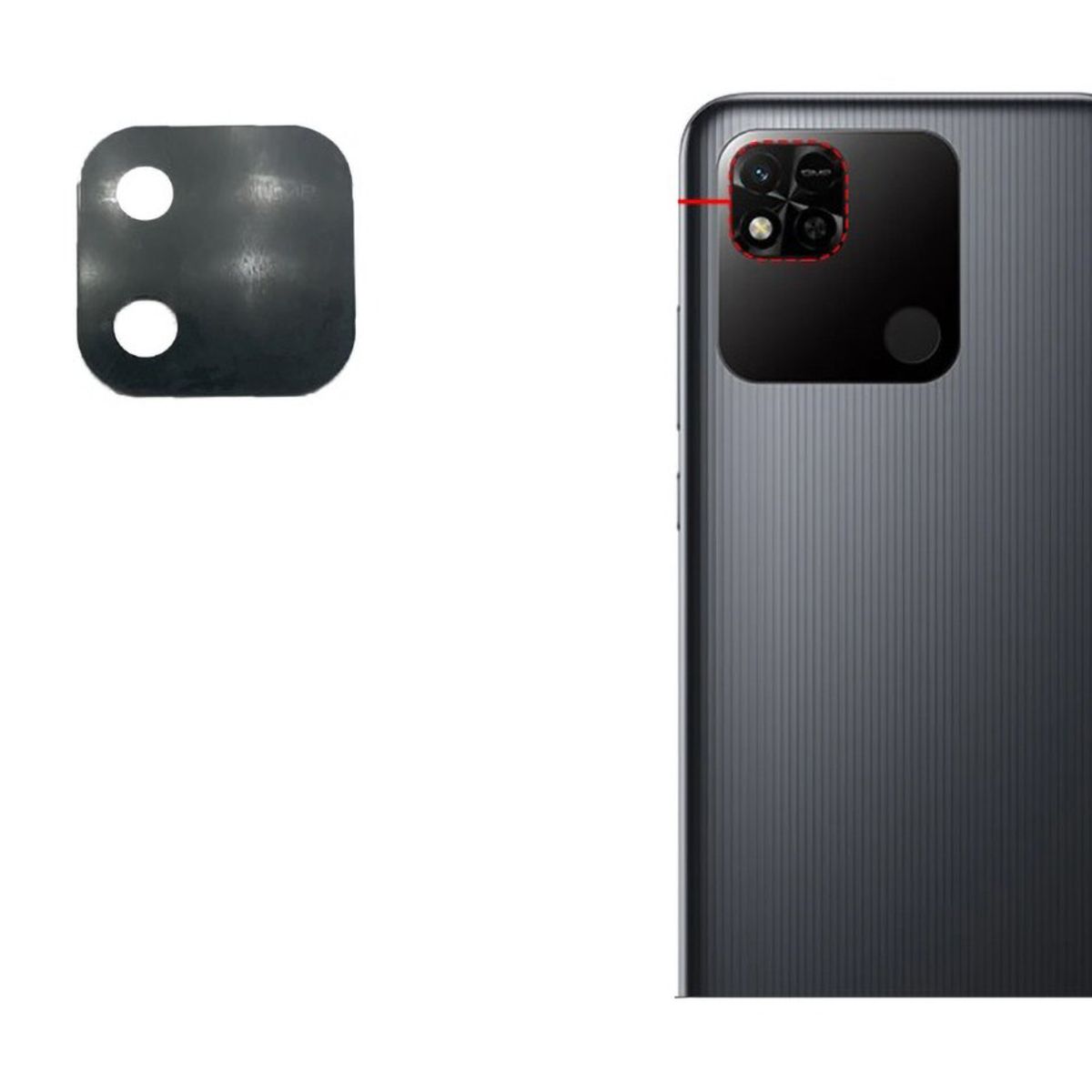 GENERICO - Repuesto lente Vidrio de cámara XIAOMI Redmi 10A