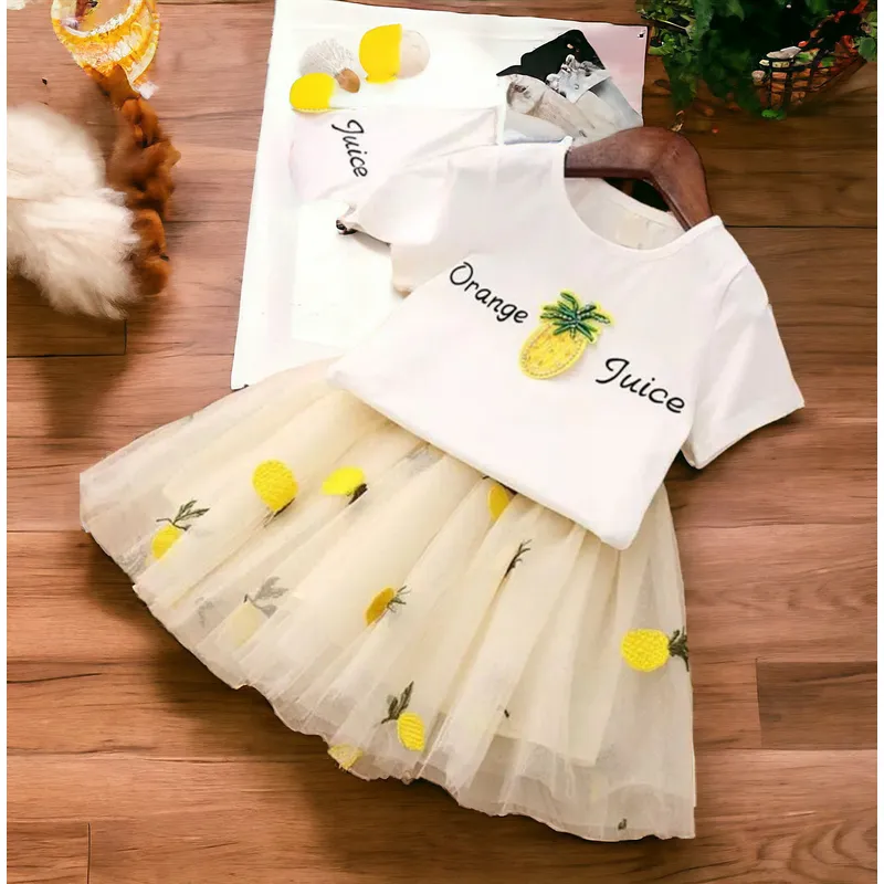 GENERICO - VESTIDO PARA NIÑA  PIÑITA - TUTU + POLO