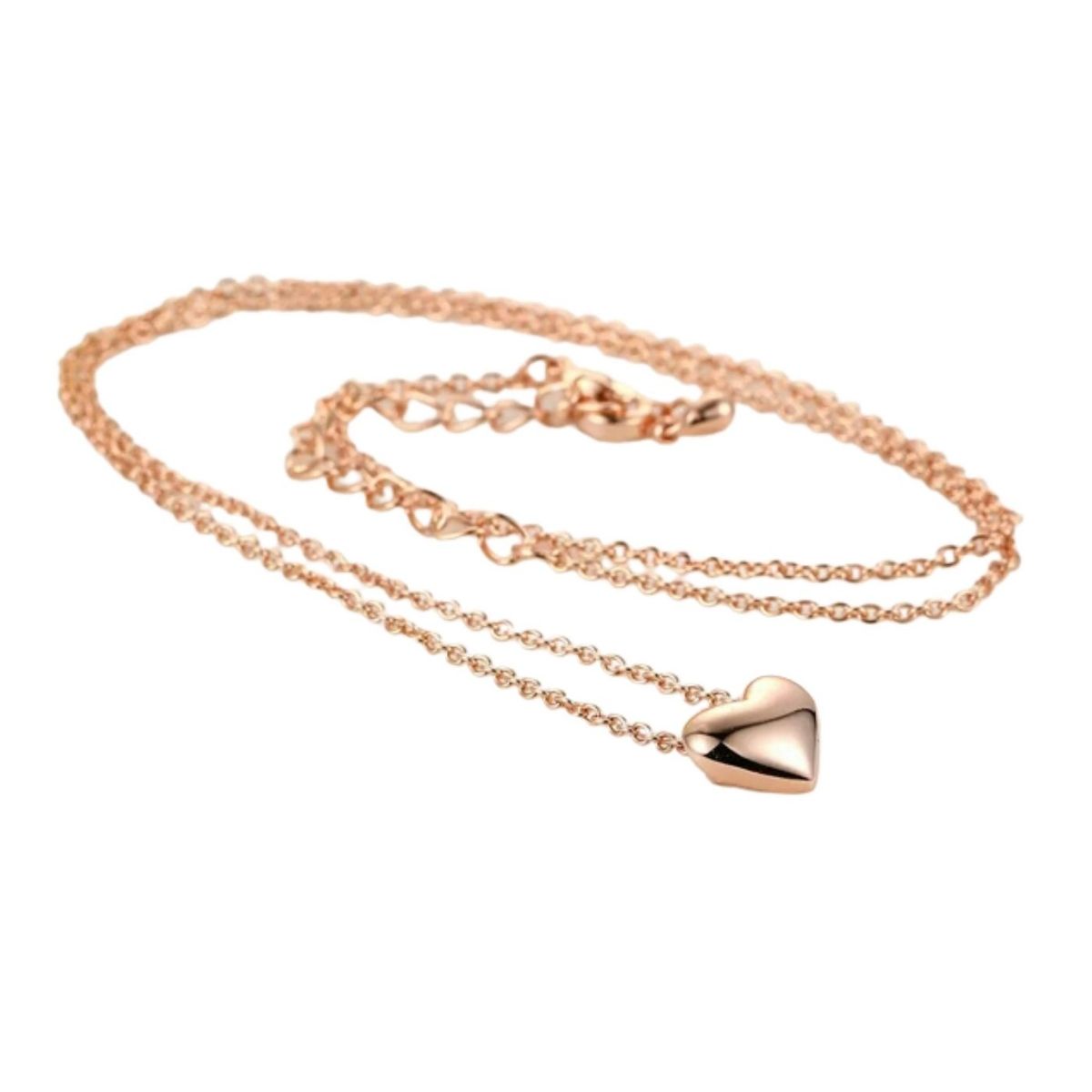 GENERICO - Collar Passionate Heart Dorado Regalo Novia Enamorada Genieka