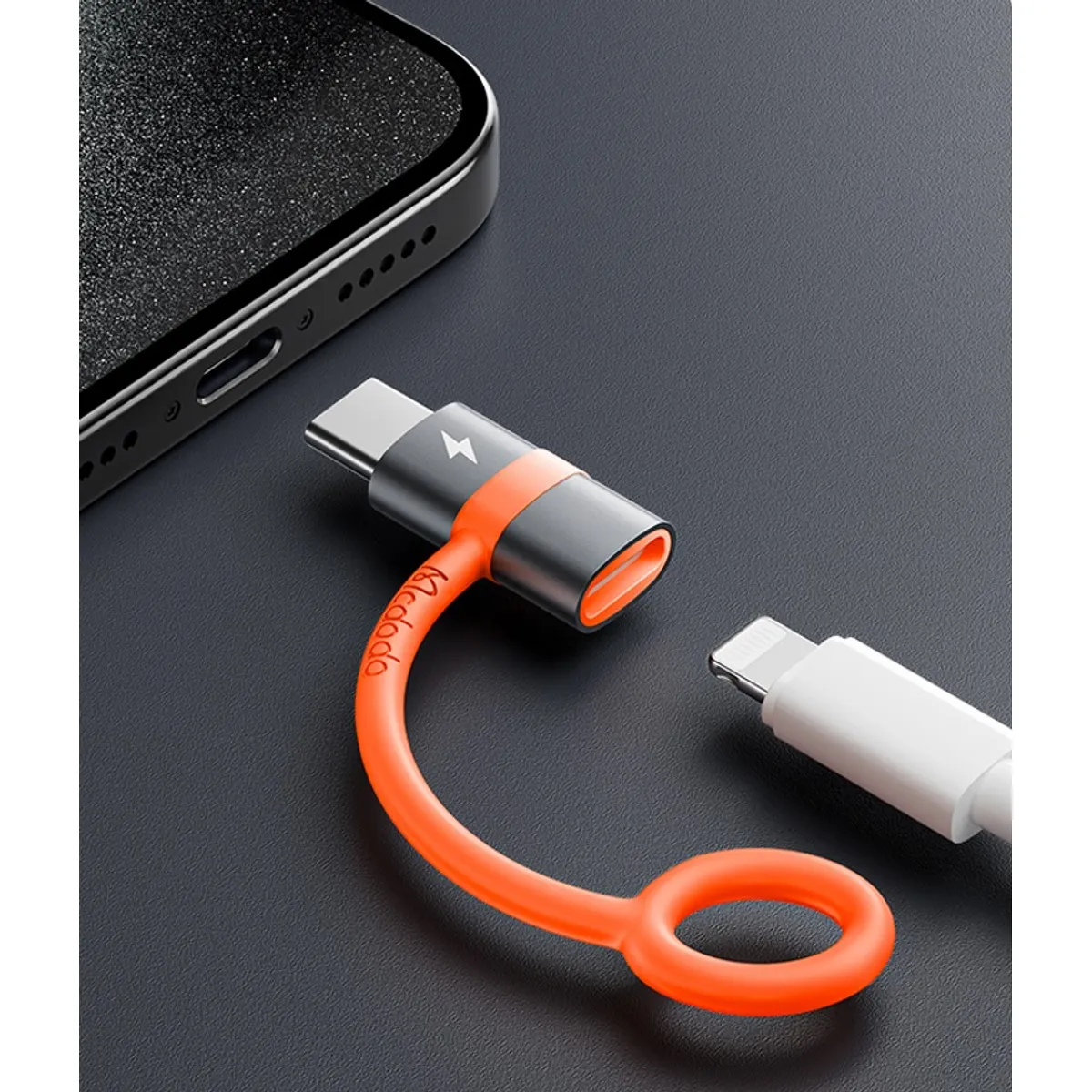 MCDODO - Adaptador Lightning a Tipo C - OTG PD - Carga rapida y datos