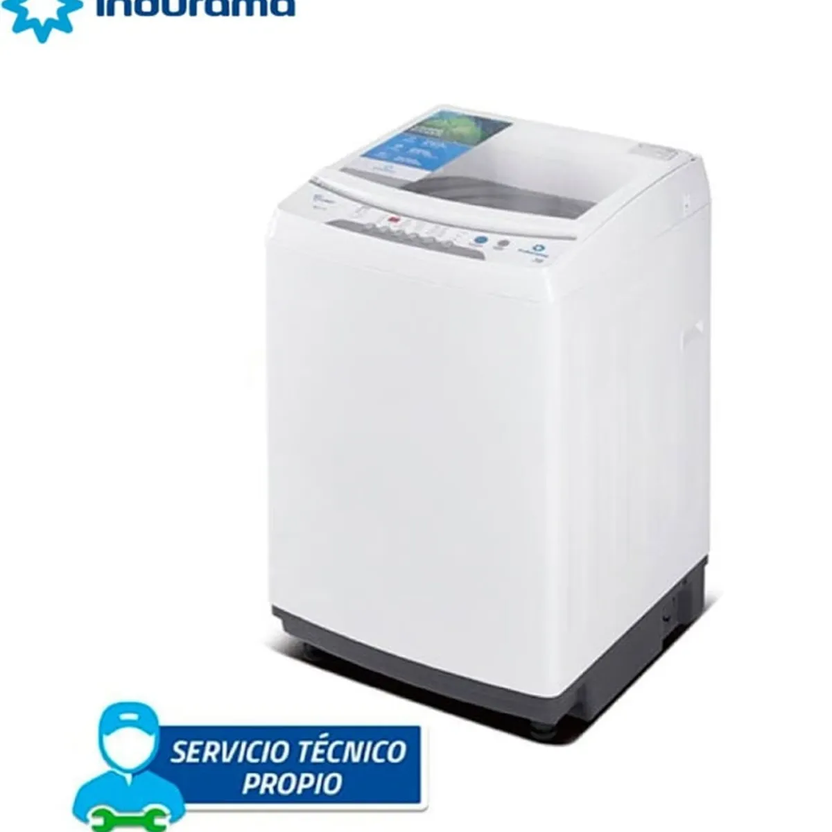 INDURAMA - Lavadora Indurama de 13 KG LRI-13BLA Blanco