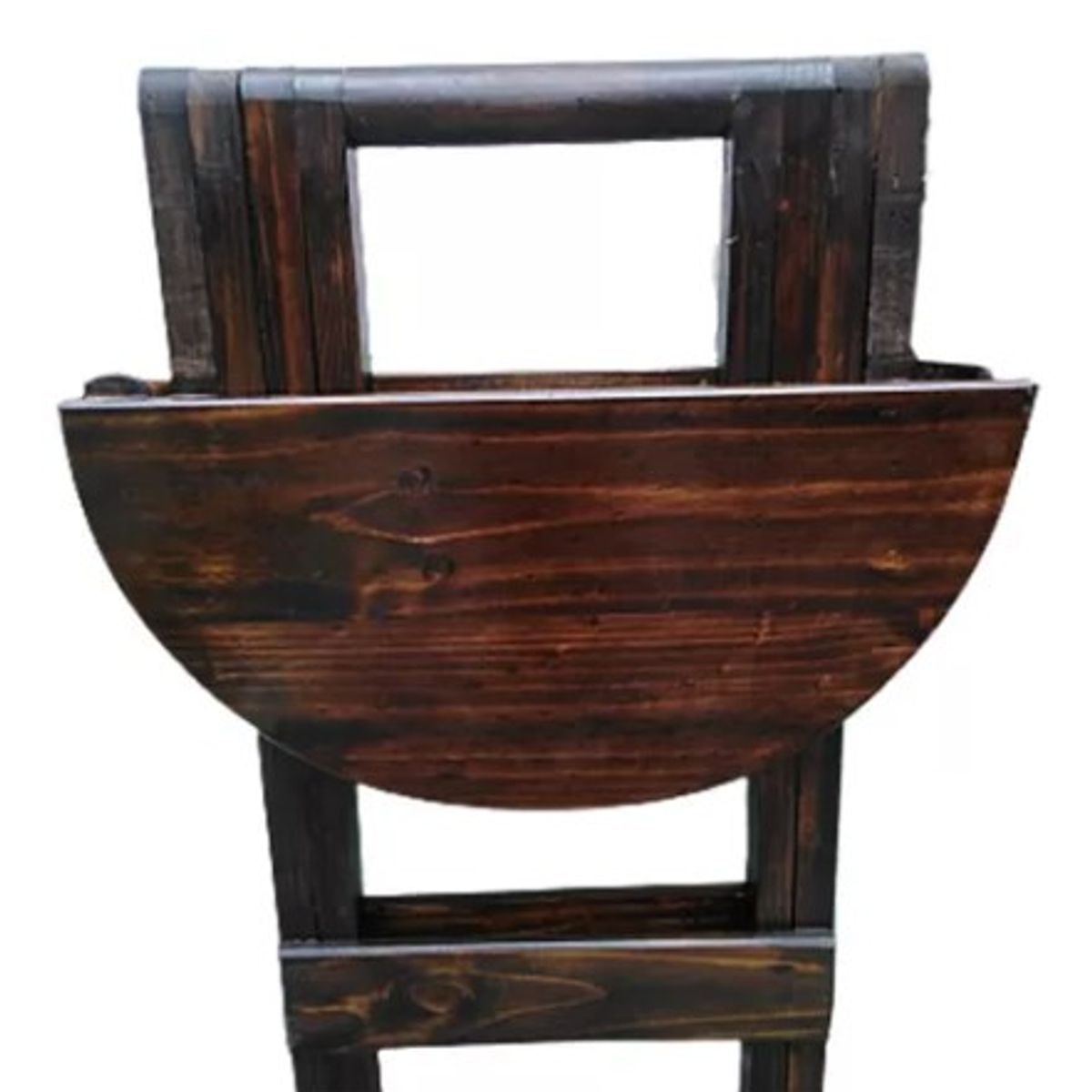 START FG - MESA REDONDA PLEGABLE DE MADERA EN MARRON 80X80cm