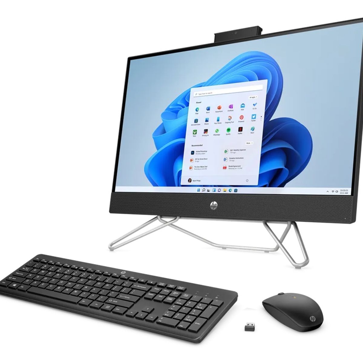 HP - All-in-One HP 24-cb0013la, AMD Ryzen 5, 8GB, 256SSD+1TB, 23.8, FHD, Windows 11