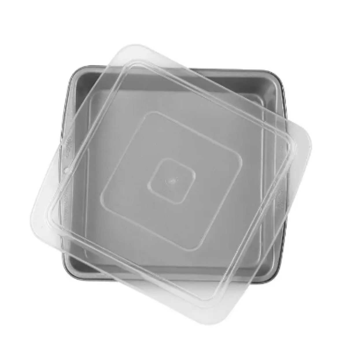 GENERICO - Molde para brownie cuadrado con tapa