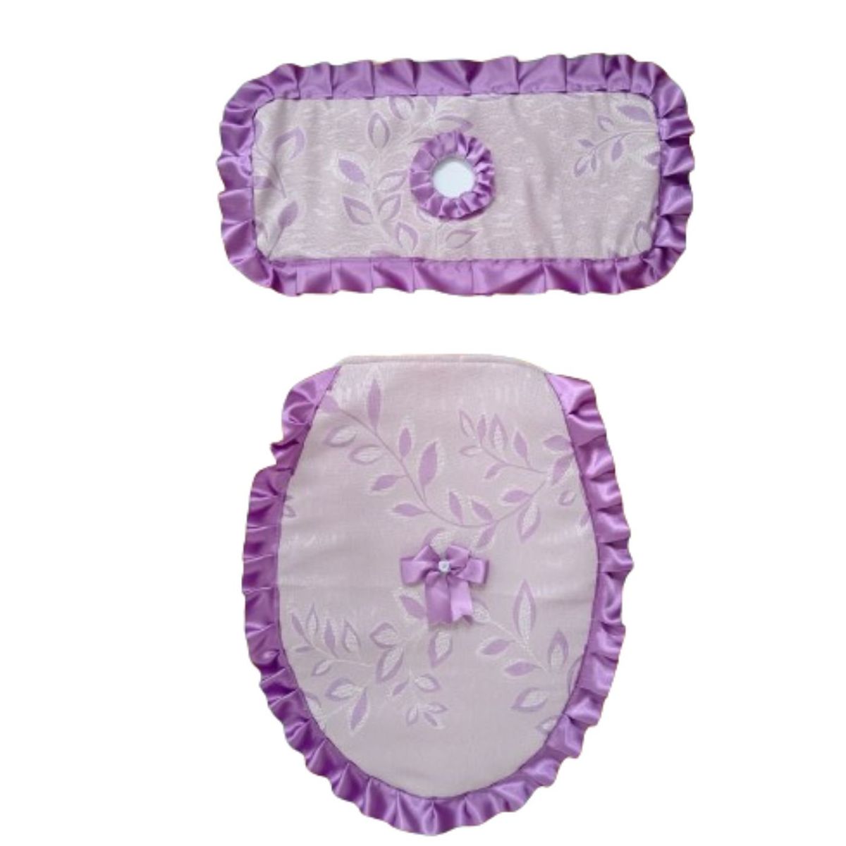 GENERICO - Set de baño funda de tapa en Lila
