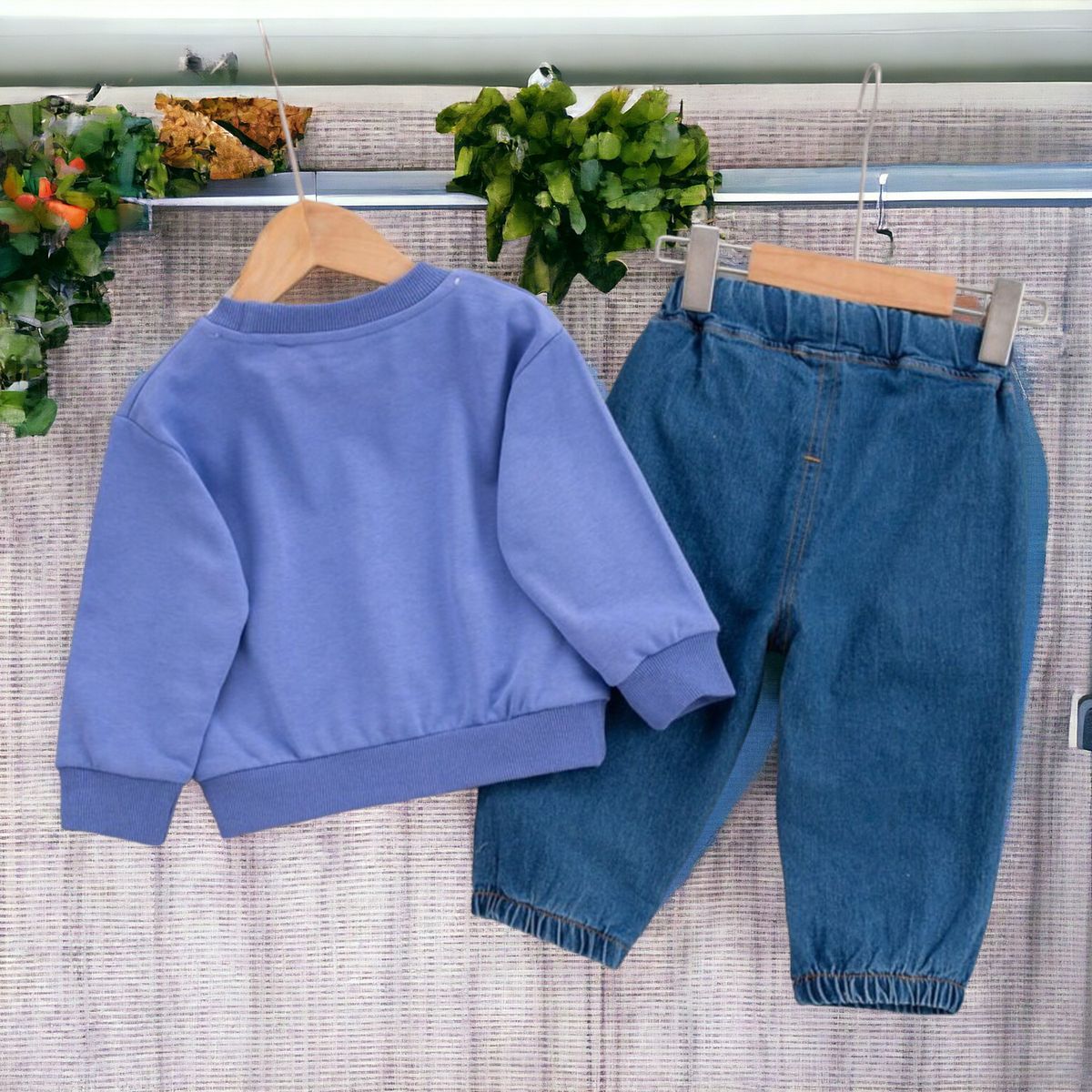 GENERICO - ROPA DE NIÑO  SAFARI  2 SETS - POLERA Y PANTALON