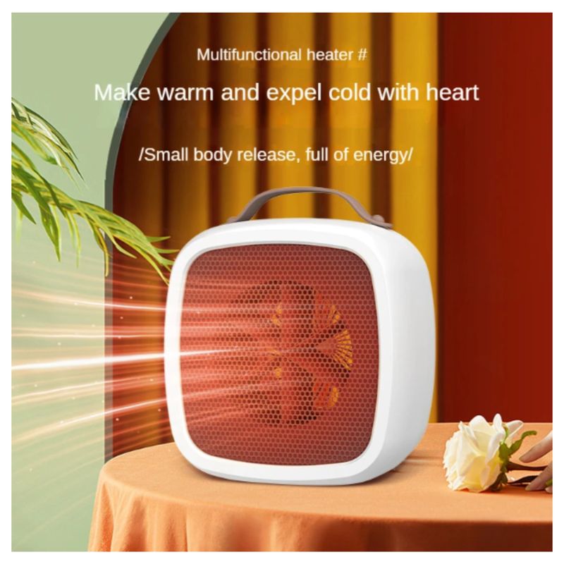 GENERICO - Mini Calentador Ventilador de Oficina Eléctrico