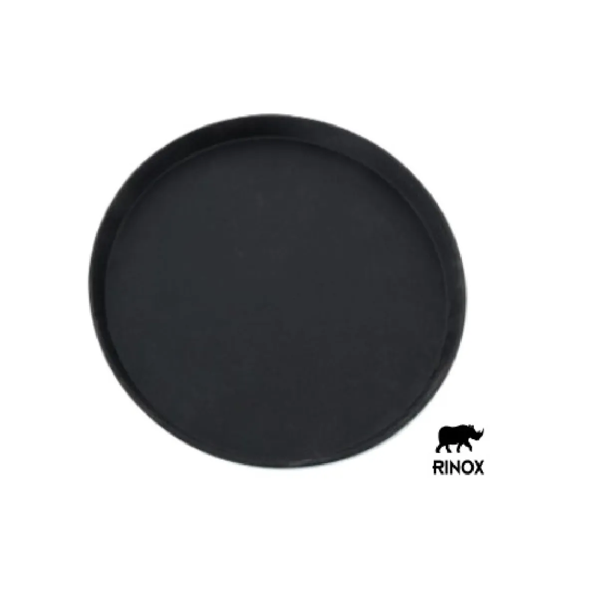 RINOX - Bandeja 40 cm antideslizante redonda color negro Rinox