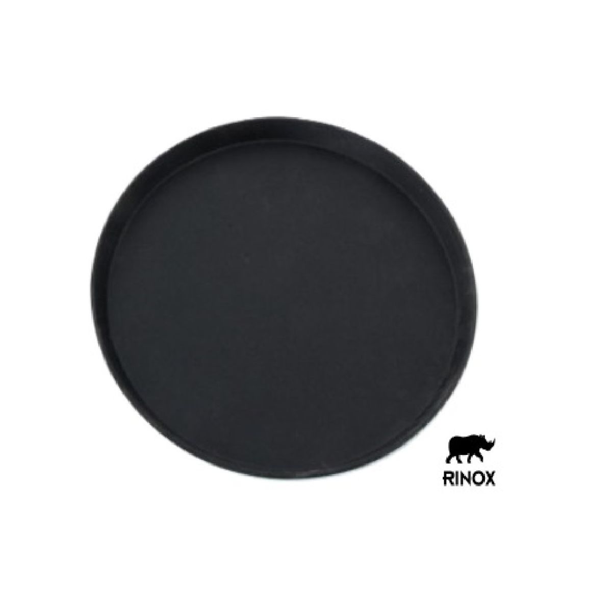 RINOX - Bandeja 40 cm antideslizante redonda color negro Rinox