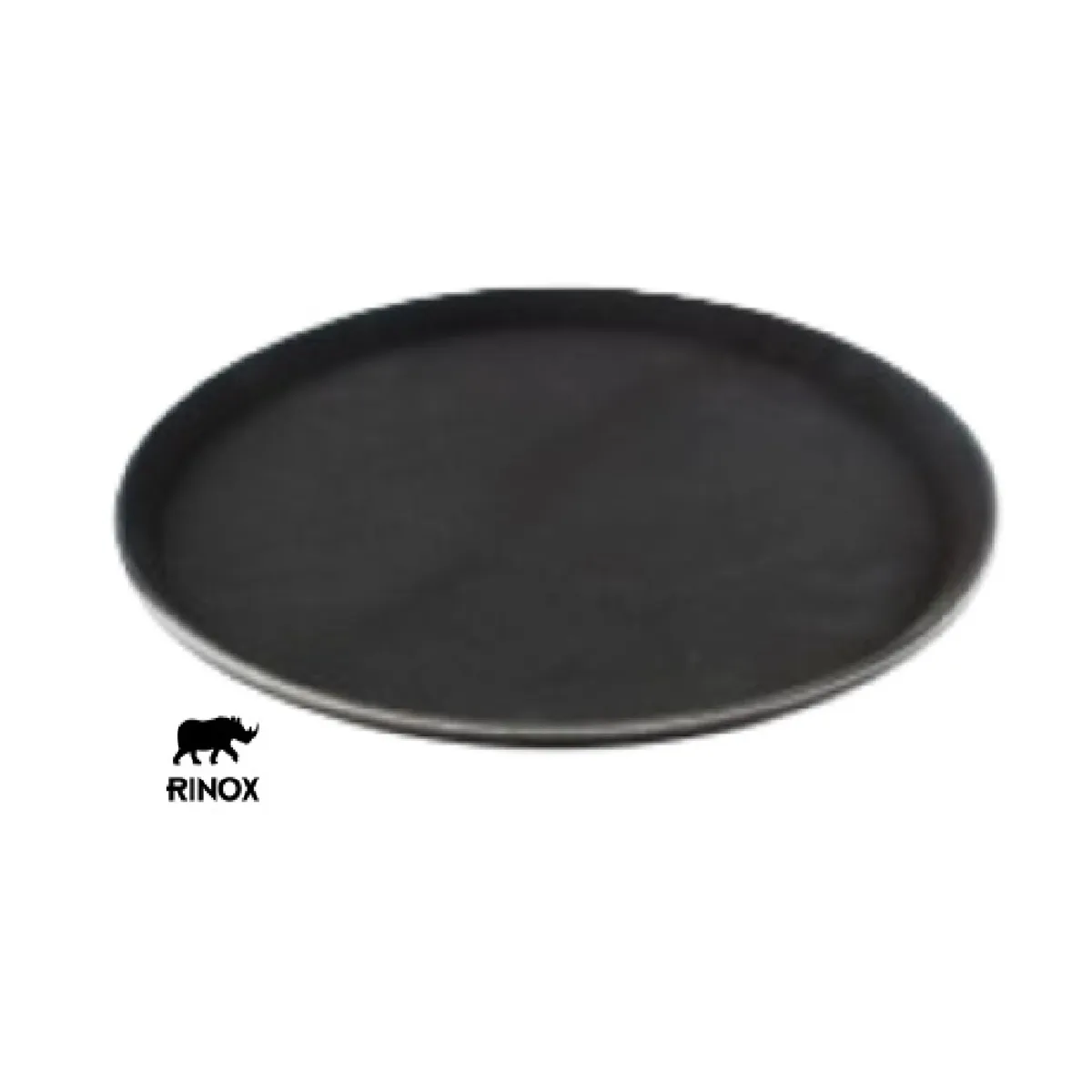 RINOX - Bandeja 40 cm antideslizante redonda color negro Rinox