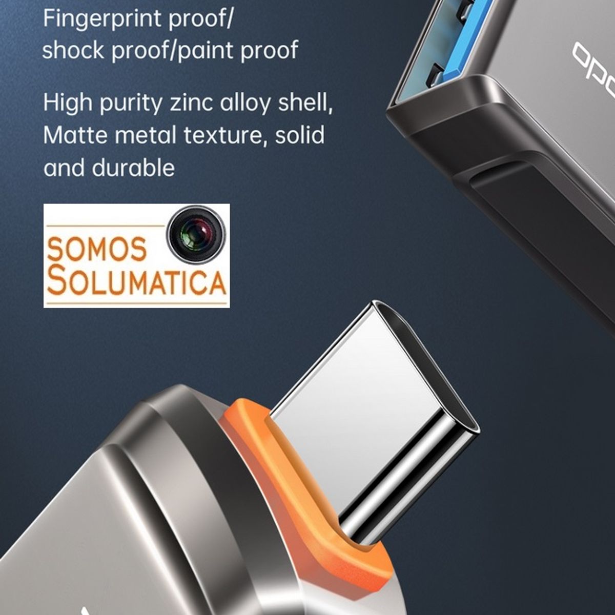 MCDODO - Adaptador Usb a  Tipo C - Alta Velocidad de Transferencia - OTG MCdodo