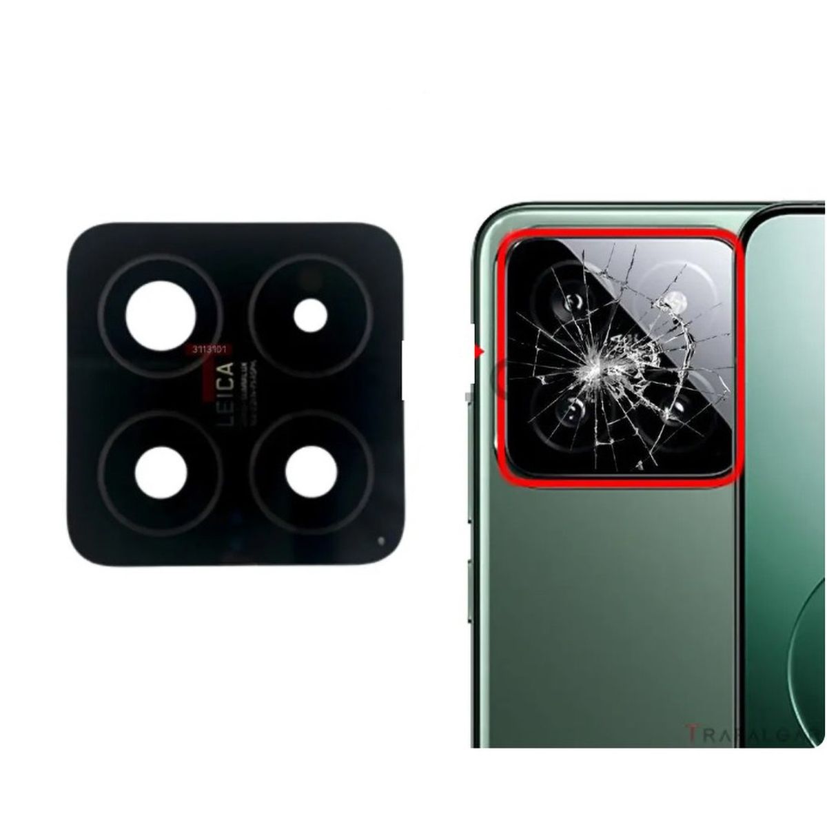 GENERICO - Repuesto lente Vidrio de cámara Xiaomi 14