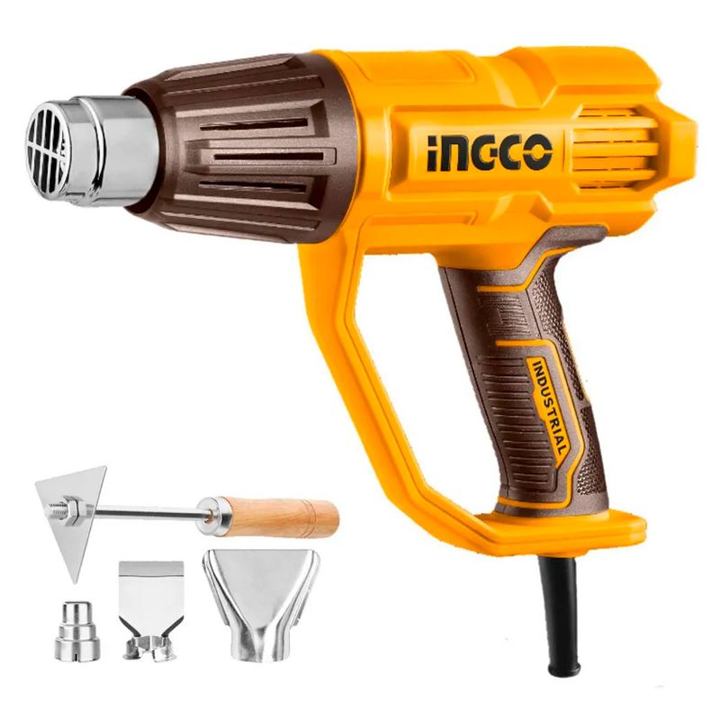 INGCO TOOLS - Pistola de Calor Ingco 2000W con Accesorios HG200078