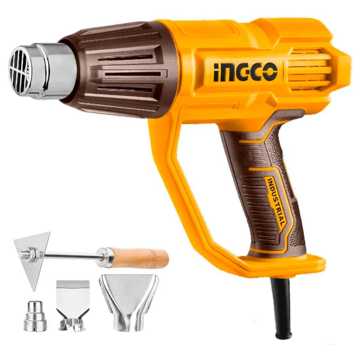INGCO TOOLS - Pistola De Calor Profesional INGCO 2000W Temperaturas + Boquillas