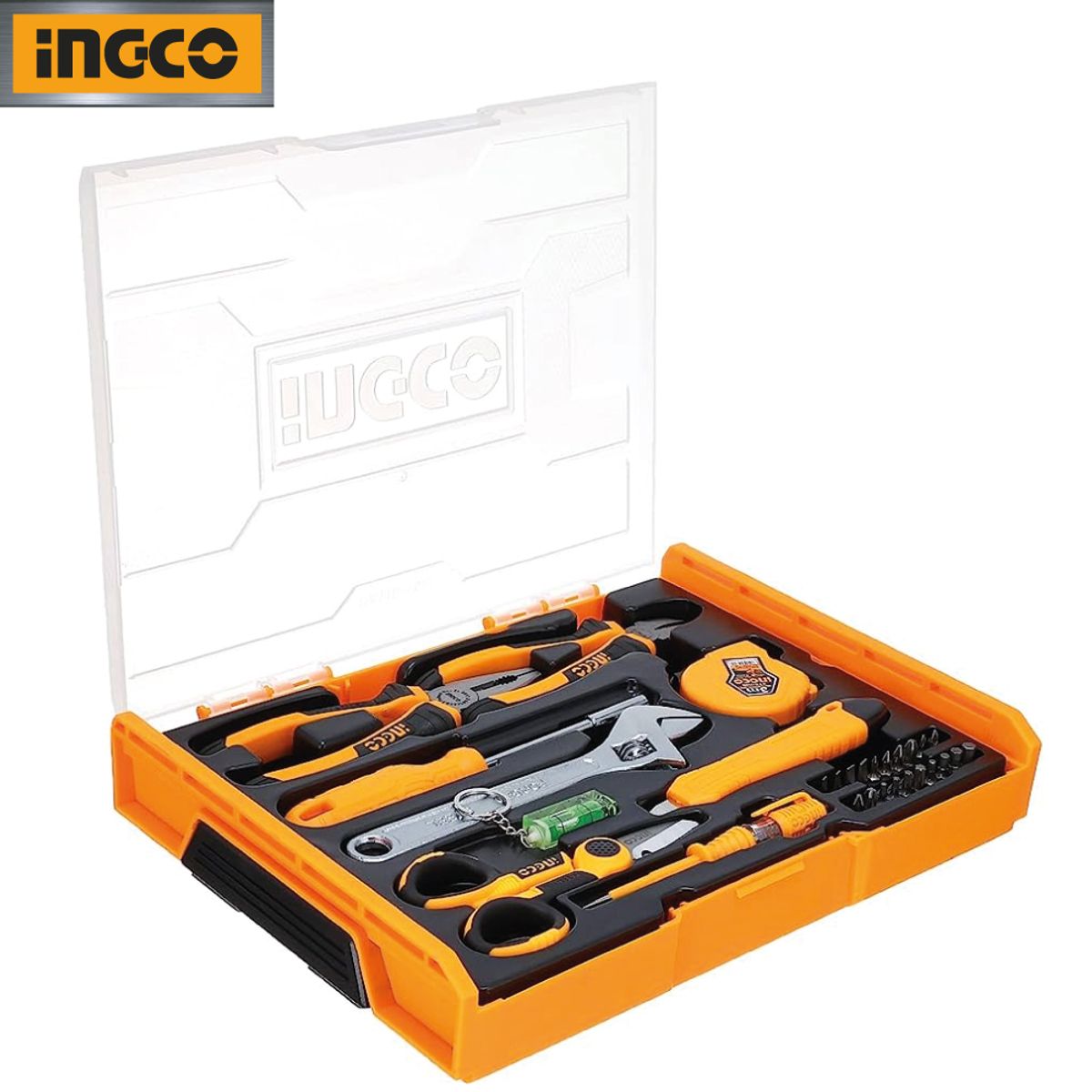INGCO TOOLS - Set Organizador INGCO + 29 Herramientas Manuales Básicas HKTV01H291