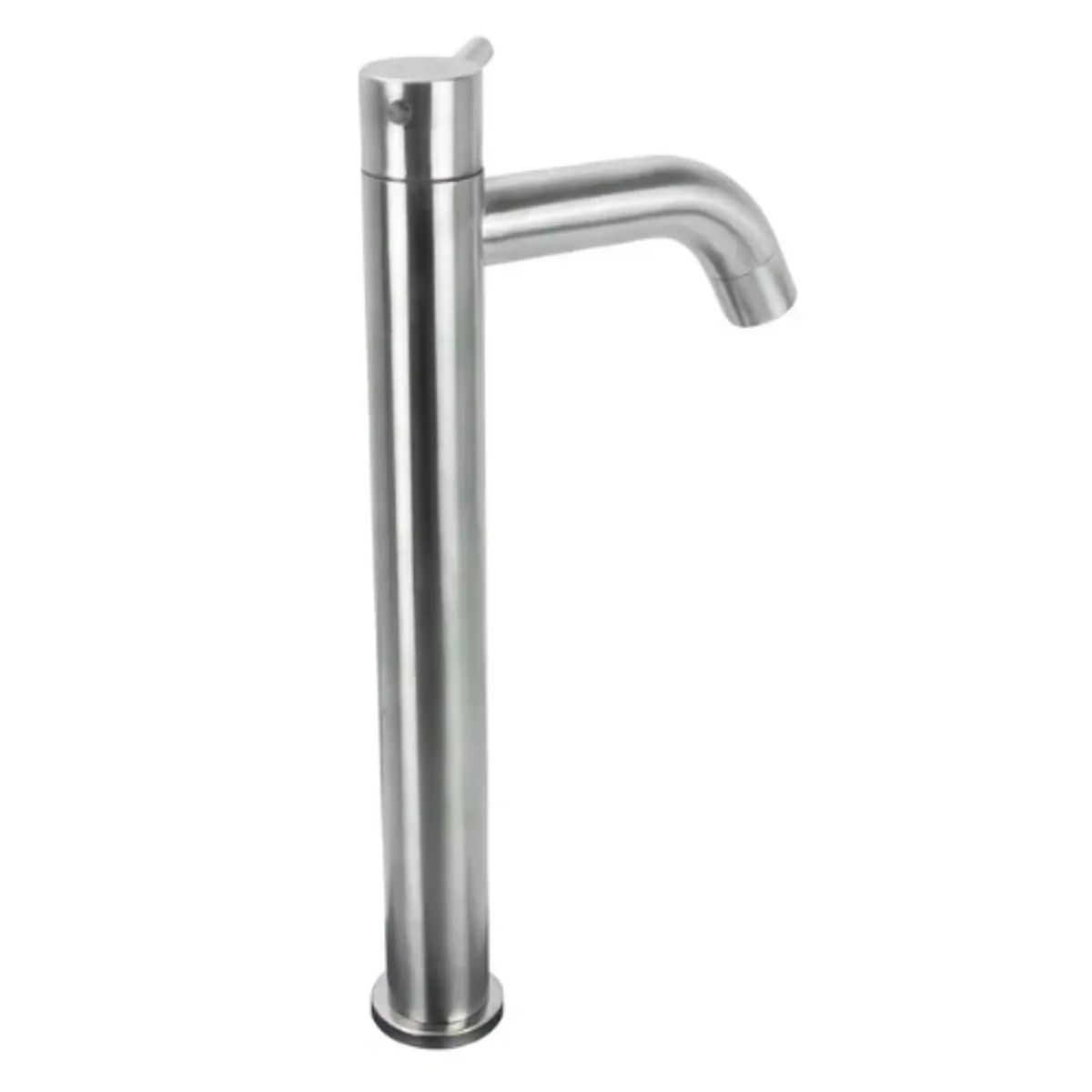 GENERICO - Grifo Caño para Ovalin o bowl de 30cm de Acero Cromado moderno