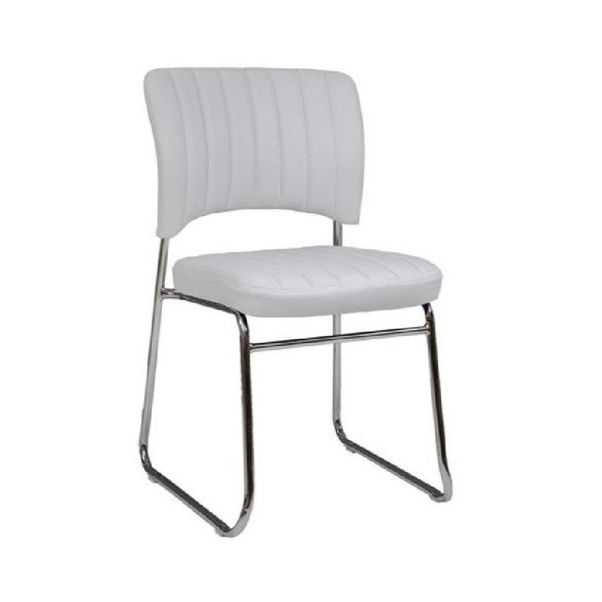 MOBELART - Silla de Oficina Visita Iso PU SR Blanco möbelArt