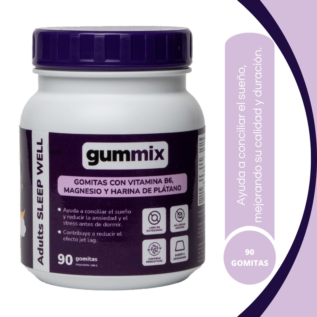 GUMMIX - Sleep Well Adultos Gomitas Gummix  90 Und