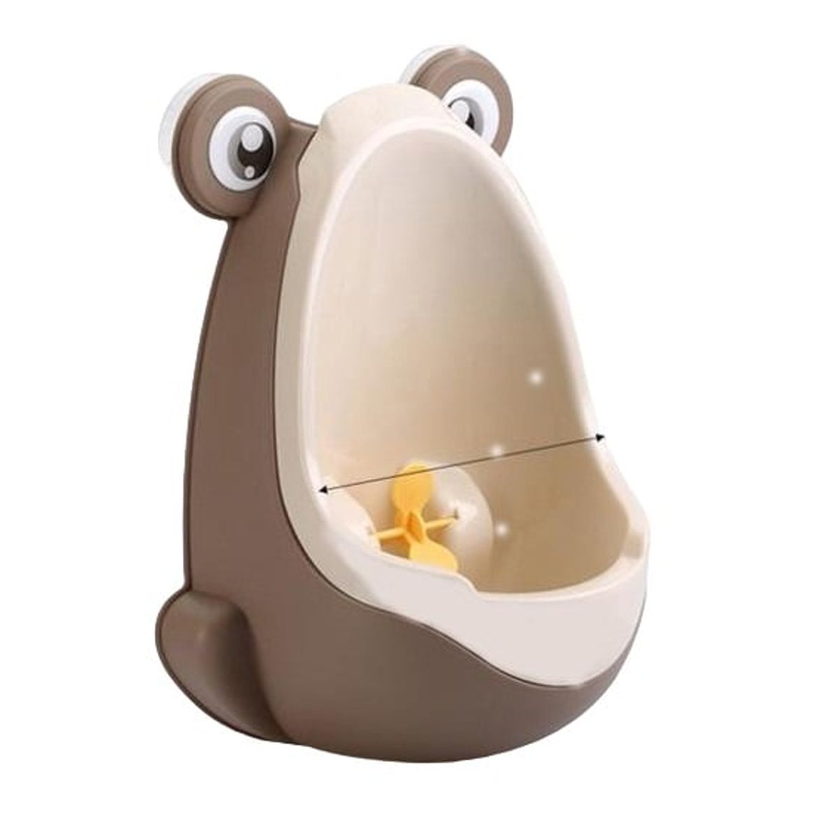 GENERICO - URINARIO BACÍN PARA NIÑOS MODELO SAPITO - MARRON