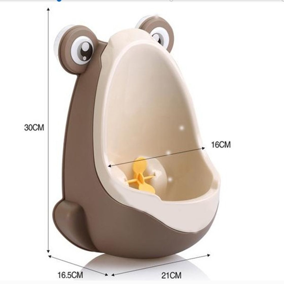 GENERICO - URINARIO BACÍN PARA NIÑOS MODELO SAPITO - MARRON