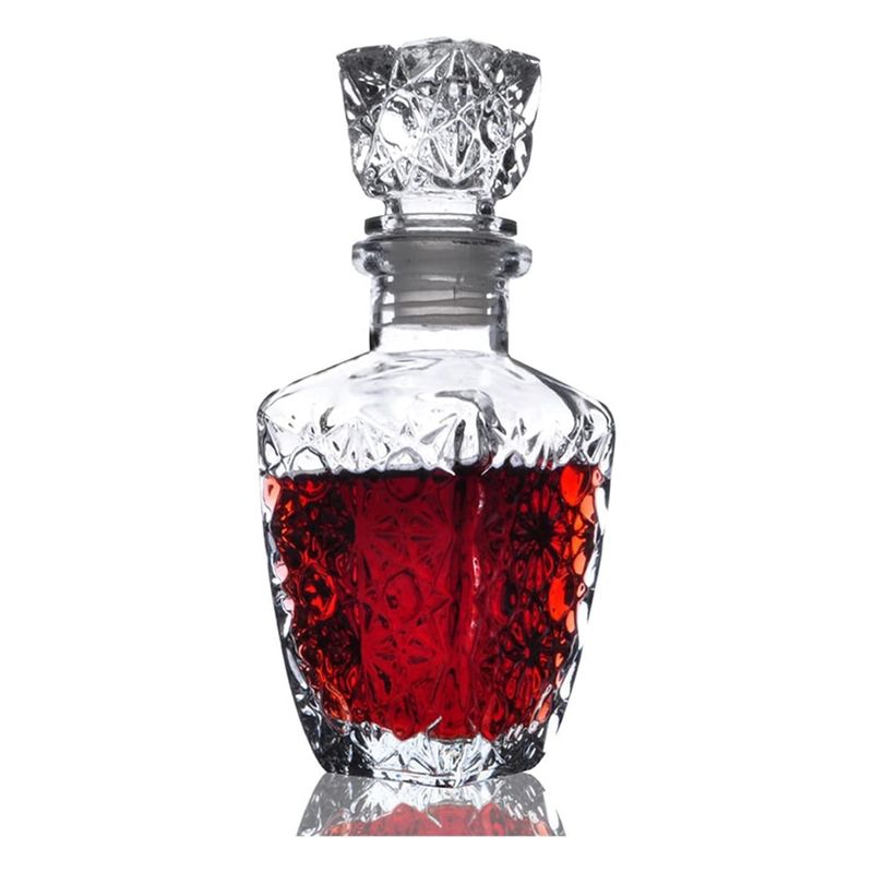 INSPIRA MARKET - Whisquera Licorera Vinera Vidrio Labrado 600ml