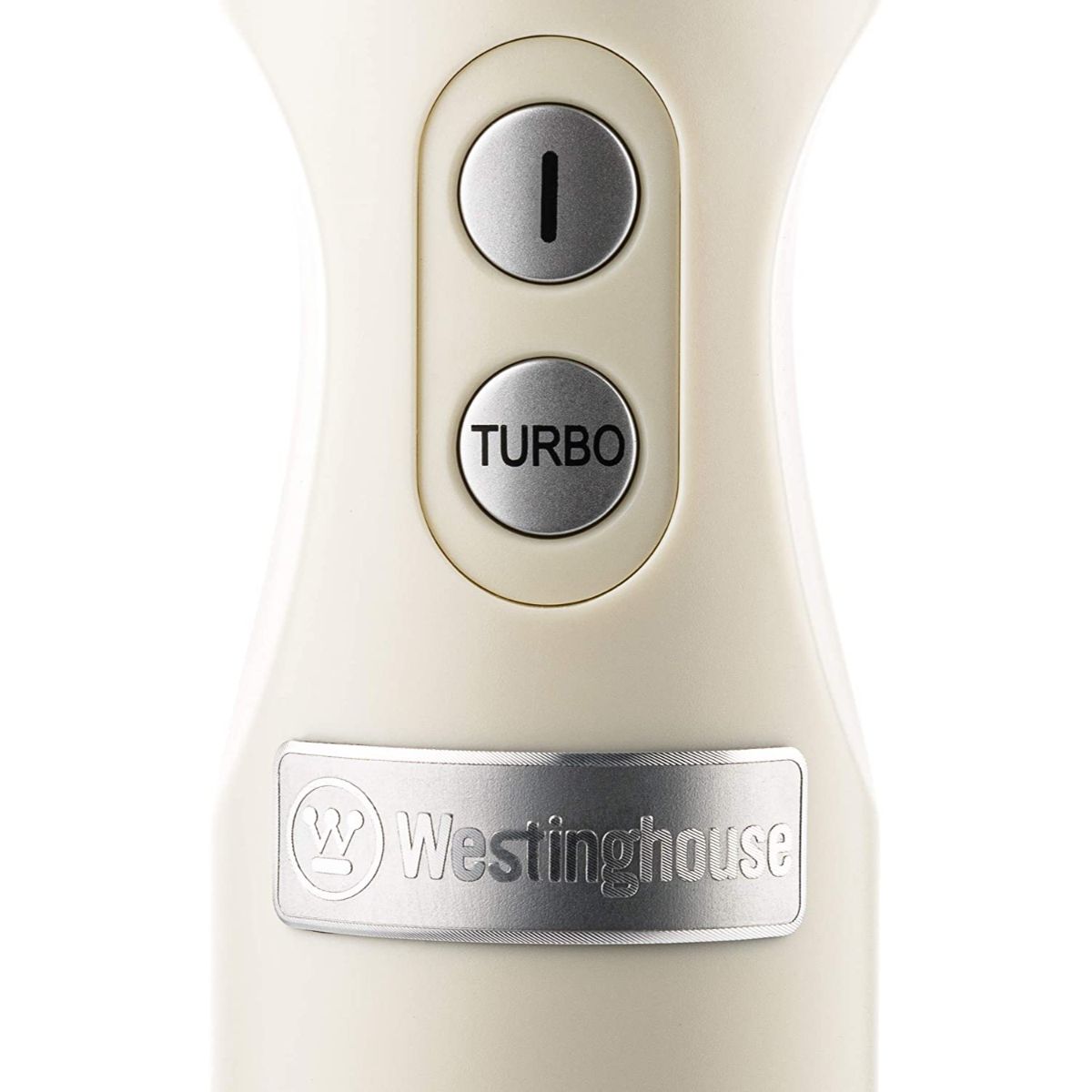 WESTINGHOUSE - Batidora de inmersión turbo con vaso Retro WH 600W crema