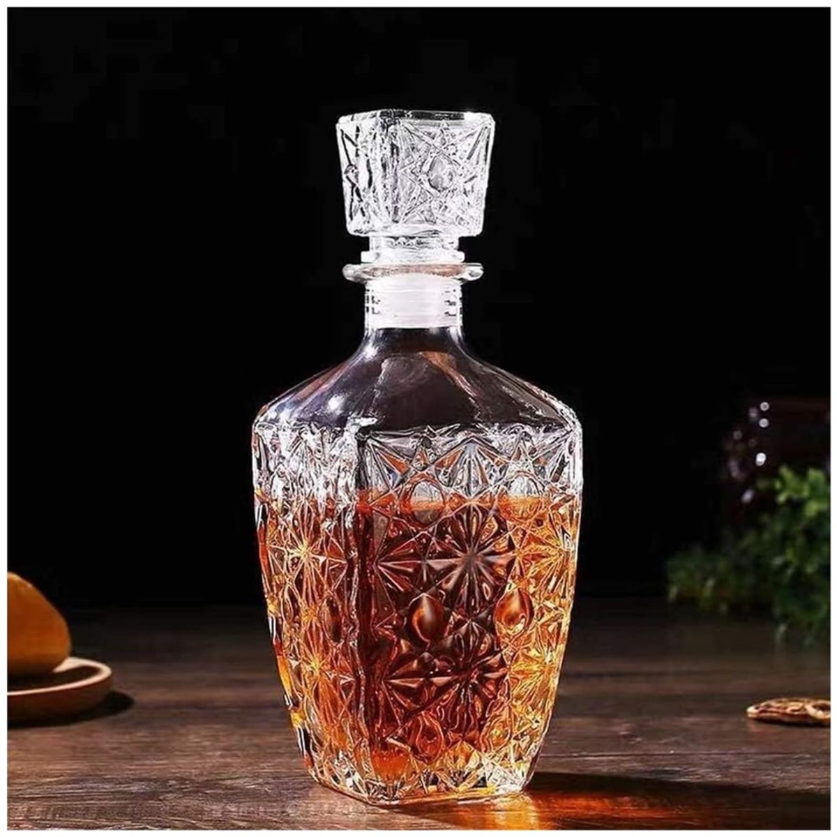 INSPIRA MARKET - Whisquera Licorera Vinera Vidrio Labrado 1000ml