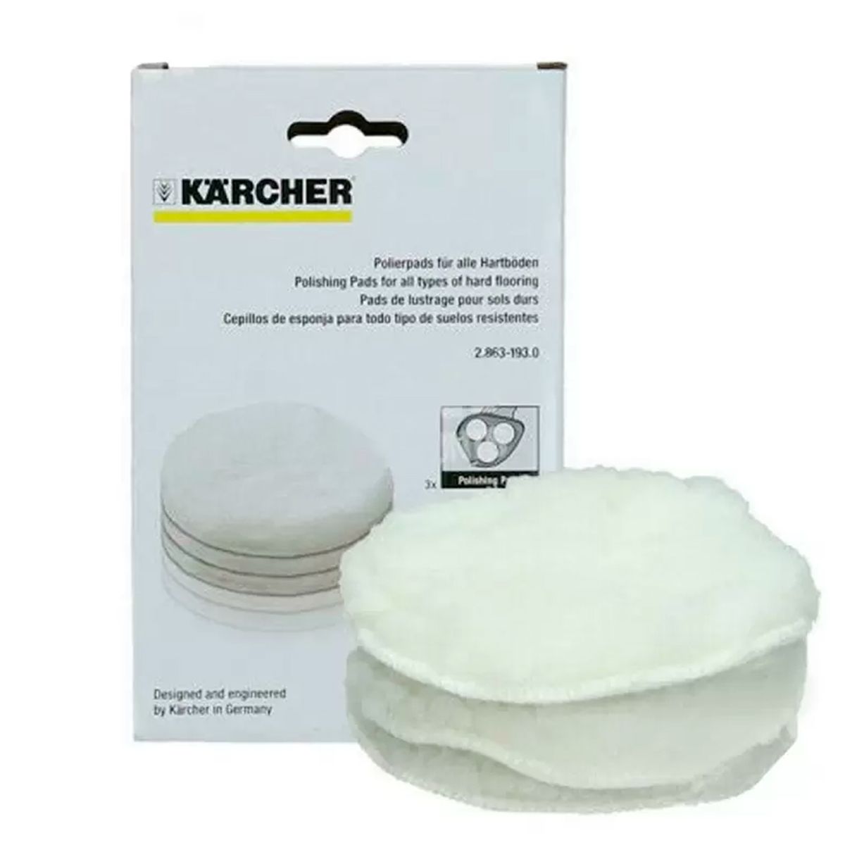 KARCHER - Almohadilla de Pulido Karcher Universal para FP303 3 PZ