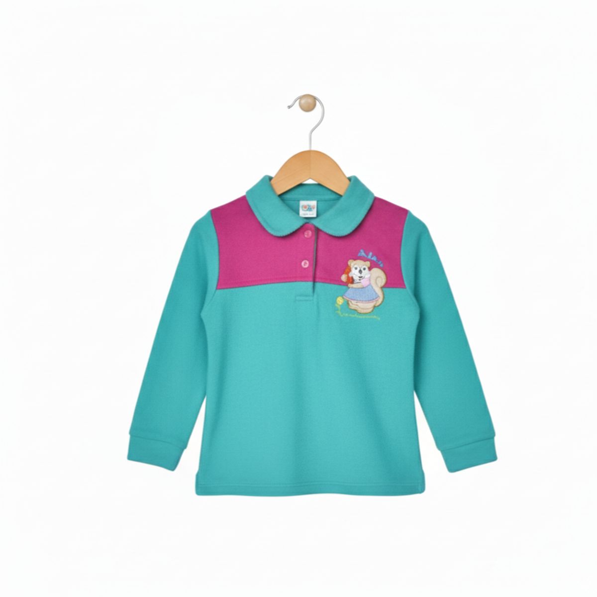 GENERICO - Chompa Polar para Niña Turquesa