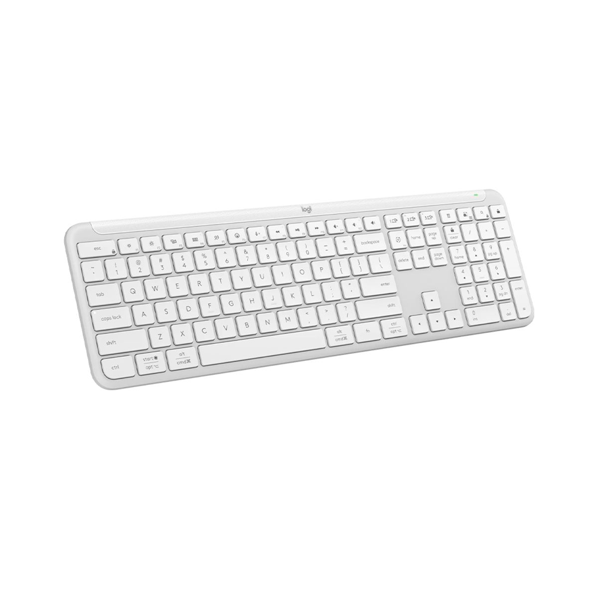 LOGITECH - Teclado Inalámbrico Logitech Signature Slim K950 Blanco